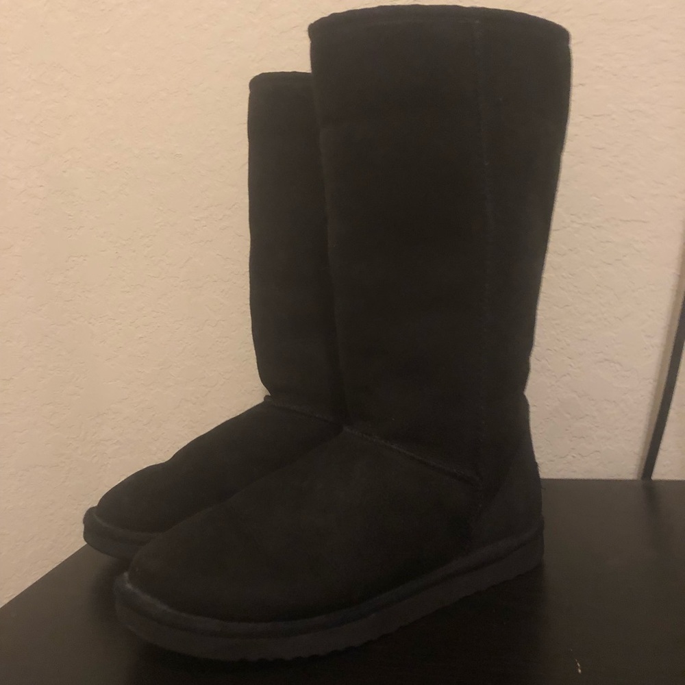 Black Classic Tall Boot Size 8